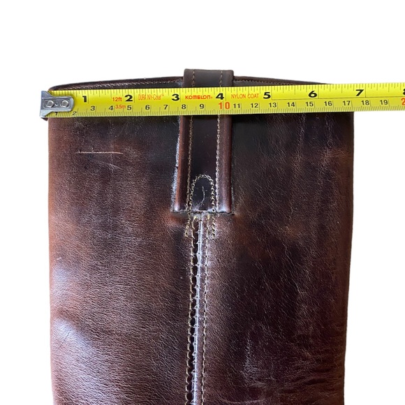 Vintage Frye Harness 12R Western Tall Boots size 9.5 - Picture 13 of 14